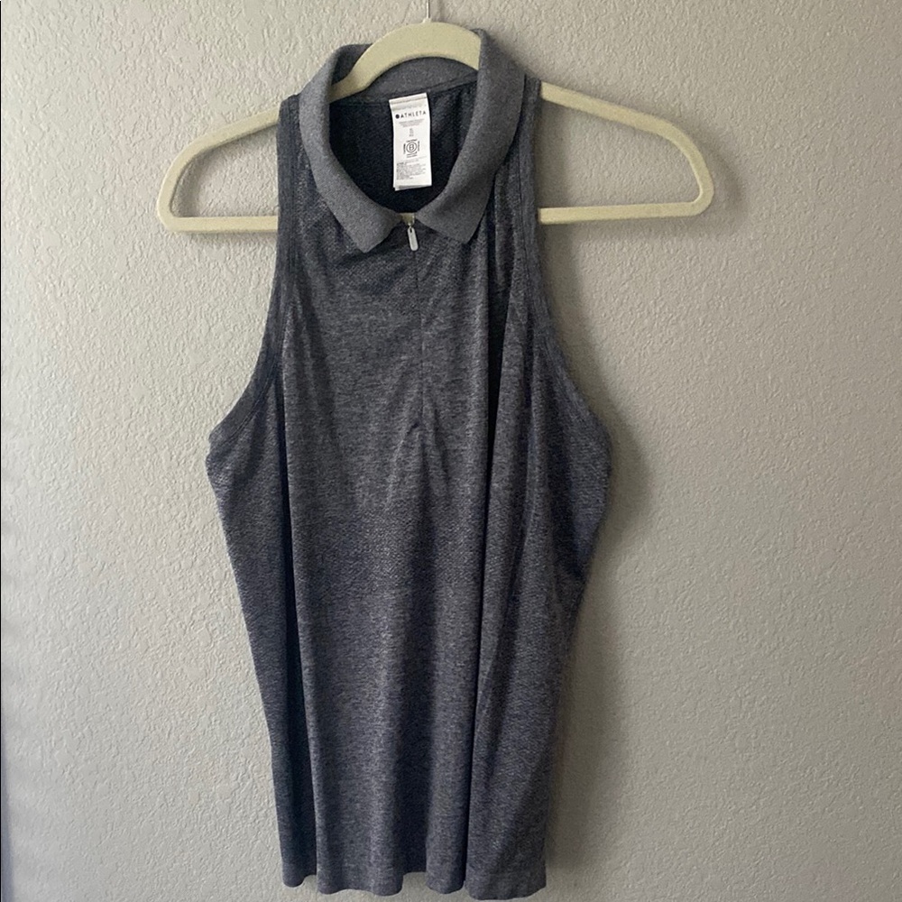 Women's Gray Sleeveless Top